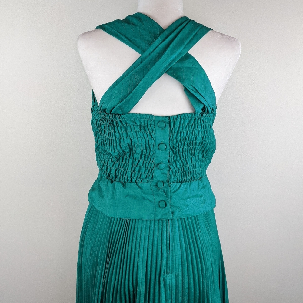 Vintage 80s Parigi Jewel Green Matching Skirt Set - Picture 6 of 12